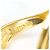 Autre Marque Ehering aus PT900 Platin und 18K Gelbgold Golden - Ansicht 5