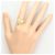 Autre Marque Ehering aus PT900 Platin und 18K Gelbgold Golden - Ansicht 7