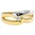 Autre Marque Ehering aus PT900 Platin und 18K Gelbgold Golden