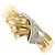 Autre Marque Ehering aus PT900 Platin und 18K Gelbgold Golden