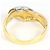 Autre Marque Ehering aus PT900 Platin und 18K Gelbgold Golden - Ansicht 3