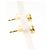 Autre Marque Diamant-Stecker aus 18K Gelbgold Golden - Ansicht 2