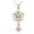Autre Marque Colar de ouro 18K com diamantes Dourado