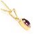 Autre Marque Collana in oro giallo 18K con tormalina rosa D'oro - vista 2