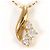 Autre Marque Collar de oro rosa 18K y diamantes Dorado