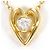 Autre Marque Collar de oro amarillo 18K con diamante Dorado