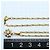 Autre Marque 18K Goldkette mit Diamant Golden - Ansicht 5