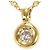 Autre Marque Collana in oro giallo 18K con diamante D'oro
