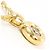 Autre Marque Collana in oro giallo 18K con diamante D'oro - vista 2