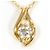 Autre Marque Halskette aus 18K Gelbgold mit Diamant Golden