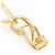 Autre Marque Halskette aus 18K Gelbgold mit Diamant Golden - Ansicht 2