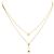Autre Marque Collana in oro giallo 18K con diamante D'oro