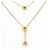 Autre Marque Collana in oro giallo 18K con diamante D'oro - vista 3