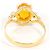Autre Marque Ehering aus 14K Gelbgold mit Diamant und Opal Golden - Ansicht 4