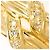 Autre Marque Bandring aus 18K Gelbgold mit Diamant Golden - Ansicht 2