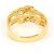 Autre Marque Bandring aus 18K Gelbgold mit Diamant Golden - Ansicht 4