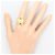 Autre Marque Anello fede in oro giallo 18K e diamanti D'oro - vista 7