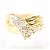 Autre Marque Bandring aus 18K Gelbgold mit Diamant Golden