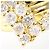 Autre Marque Bandring aus 18K Gelbgold mit Diamant Golden - Ansicht 2