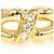 Autre Marque Anello a fascia in oro giallo 18K con diamante D'oro - vista 2