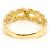 Autre Marque Anello a fascia in oro giallo 18K con diamante D'oro - vista 4
