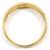 Autre Marque Anello a fascia in oro giallo 18K con diamante D'oro - vista 2