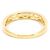 Autre Marque Anello a fascia in oro giallo 18K con diamante D'oro - vista 3