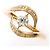 Autre Marque Anello fede in oro rosa 18K con diamante D'oro