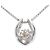 Autre Marque Collana in oro bianco 18K con diamante D'oro