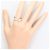 Autre Marque Anello fede in oro bianco 18K e diamanti D'oro - vista 3