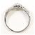 Autre Marque Anello fede in oro bianco 18K con diamante D'oro - vista 2