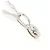 Autre Marque Collar de oro blanco 14K con diamante Dorado - vista 2
