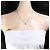 Autre Marque Collar de oro blanco 14K con diamante Dorado - vista 5