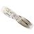 Autre Marque Ehering aus 14K Weißgold mit Diamant Golden