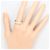 Autre Marque Ehering aus 14K Weißgold mit Diamant Golden - Ansicht 6