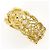 Autre Marque Anello fede in oro giallo 18K con diamante D'oro