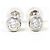 Autre Marque PT900 Platin-Stecker mit Diamanten - Ansicht 2