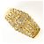 Autre Marque Ehering aus 18K Gelbgold mit Diamanten Golden