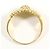 Autre Marque Ehering aus 18K Gelbgold mit Diamanten Golden - Ansicht 3