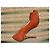 Zara Orange Wildleder Peep-Toe Pumps - Ansicht 8