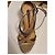 Sandali con tacco Albano in pelle marrone e beige - vista 7