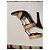 Sandali Fendi in pelle beige e marrone con tacco - vista 4