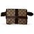Marsupio Gucci Nero Tela GG Argento - vista 5