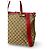 Borsa a tracolla Gucci in pelle rossa Rosso - vista 3