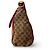 Borsa a tracolla Gucci in pelle rossa Rosso - vista 4