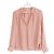 Zadig & Voltaire Blusa de satén Tink - Rosa