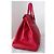 Borsa Hermès Birkin 35 Ghillies in Pelle Tadelakt Rosso - vista 4