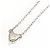 Autre Marque Colar em ouro branco 18K com diamante Dourado - vista 3