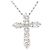 Autre Marque Platin-Halskette mit Diamant
