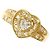 Autre Marque Banderings aus 18K Gelbgold mit Diamant Golden
